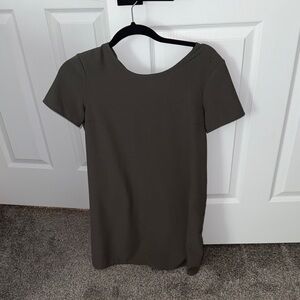 Forever 21 Olive Green Short Sleeve Mini Dress – Size S